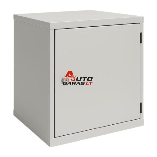 Komutacinė spinta 19'' pakabinama pramoninė 9U 600x600mm (IP56, pilka, iki 100kg)