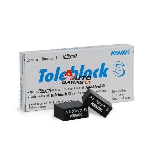 KOVAX Šlifavimo lapelis Tolecut 29 x 38mm 1/8 2