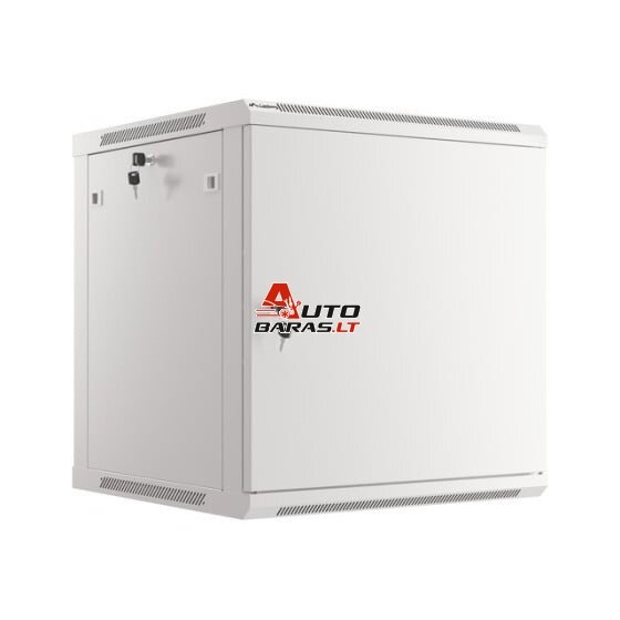 Komutacinė spinta 19'' pakabinama 12U 600x450mm (pilka, surinkta, IP20) AWM2-6412