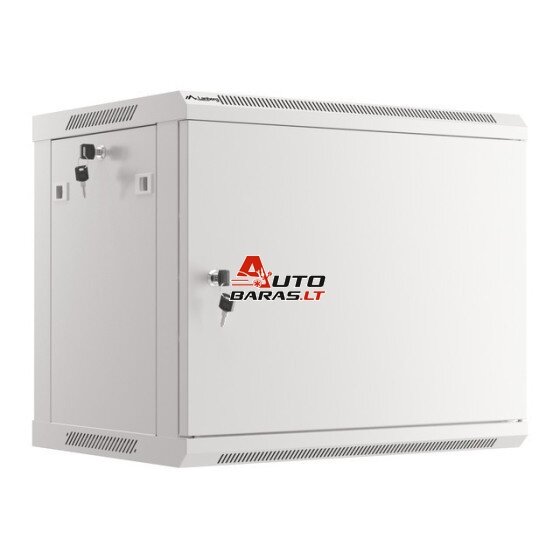 Komutacinė spinta 19'' pakabinama 9U 600x600mm (pilka, surinkta, IP20) AWM2-6609
