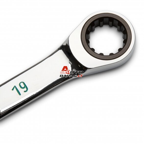 SATA Kombinuotų raktų su terkšle rinkinys 7vnt. (8-19mm) 120XP 3