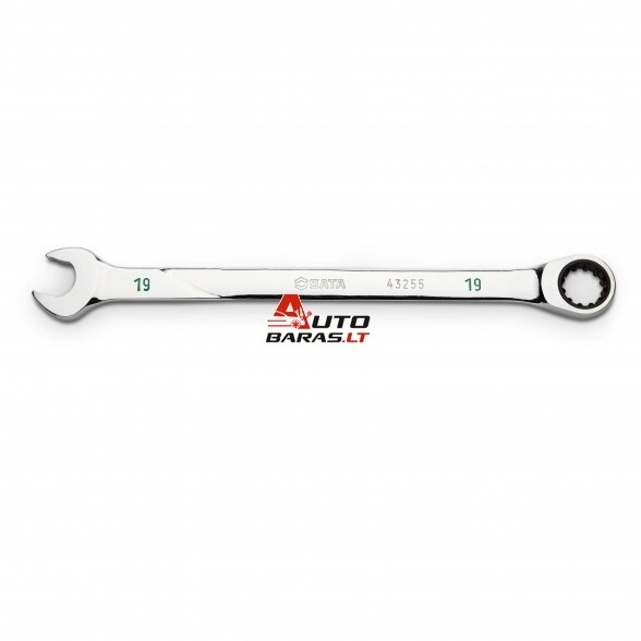 SATA Kombinuotų raktų su terkšle rinkinys 7vnt. (8-19mm) 120XP 4