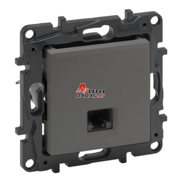 Kompiuterinis lizdas 1xRJ45 UTP Cat.6 Legrand Niloe Step 863463 (pilkas)