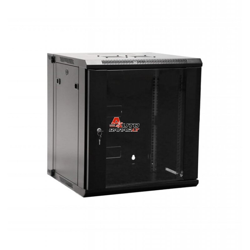 Komutacinė pakabinama spinta 19" 15U 600x450x768 (juoda)