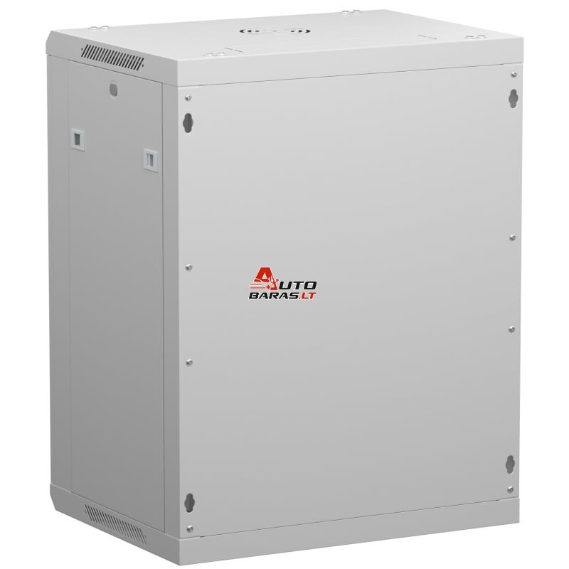 Komutacinė spinta 19'' pakabinama 15U 600x450mm (pilka, surinkta, IP20) AWM2-6415