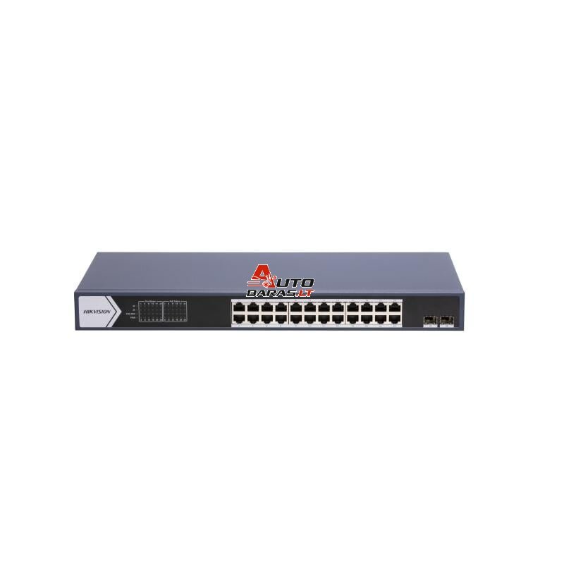 Komutatorius 26 prievadų Hikvision DS-3E0526P-E/M(B)