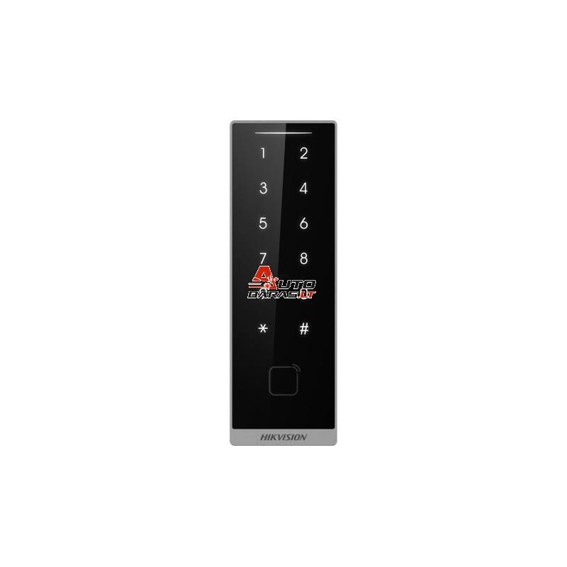 Kortelių skaitytuvas Hikvision DS-K1105EMKB (EM 125kHz, klaviatūra, RS485, Wiegand W26/W34, IP66)