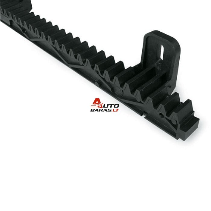 Krumpliaratinė plastikinė juosta vartams su plienine šerdimi NICE ROA6 M4 (1 m)