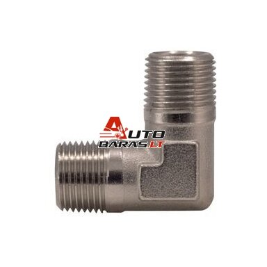 L-tipo jungtis 1/8" x 1/8" su išoriniu sriegiu