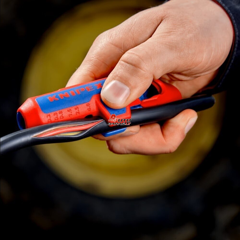 Laidų nuvalymo įrankis FV kabeliams KNIPEX ErgoStrip 7