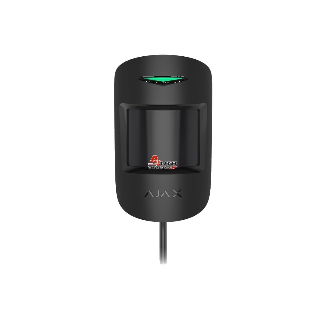 Laidinis judesio jutiklis Ajax Superior MotionProtect Fibra (juodas, iki 12 m, 88.5°)