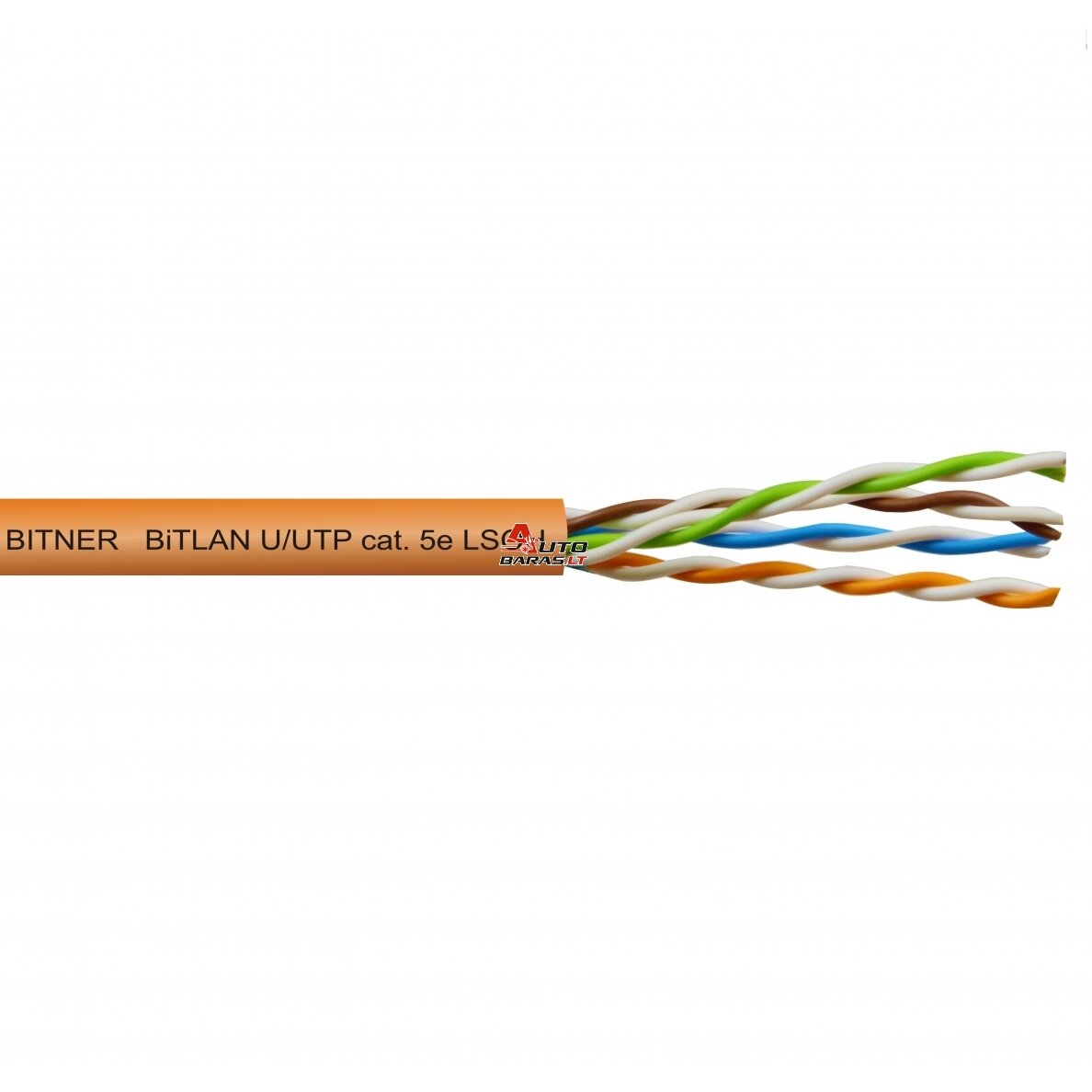 LAN tinklo kabelis Bitner FTP 5e (vidaus, PVC, LSZH, Eca, 305m, 24 AWG/0.5mm) LAN tinklo kabelis Bitner FTP 5e (vidaus, PVC, LSZH, Eca, 305m, 24 AWG/0.5mm)