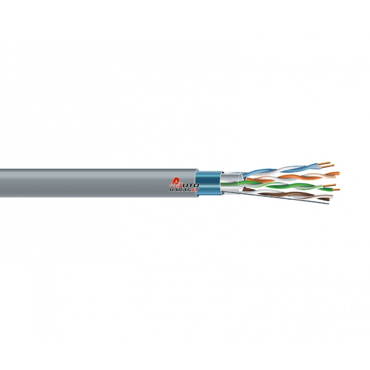 LAN tinklo kabelis ECG UTP 6 (vidaus, PVC, Eca, 305m, 23 AWG/0.54mm)
