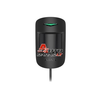 Laidinis judesio jutiklis Ajax Superior MotionProtect Fibra (juodas, iki 12 m, 88.5°)