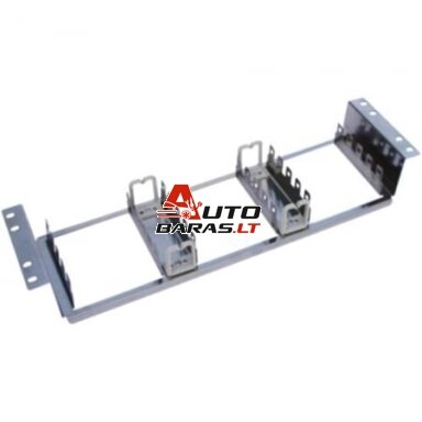 Laikiklis-rėmas 19'' LSA plintų moduliams (3U, 15 porų)
