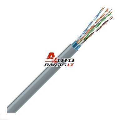 LAN tinklo kabelis ECG FTP 5e (vidaus, ekranuotas, PVC/LSZH, 24AWG, B2ca(s1,d1,a1), 305m) LAN tinklo kabelis ECG FTP 5e (vidaus, ekranuotas, PVC/LSZH, 24AWG, B2ca(s1,d1,a1), 305m)