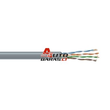 LAN tinklo kabelis ECG UTP 5e (vidaus, PVC, Eca, 305m, 24 AWG/0.51mm) LAN tinklo kabelis ECG UTP 5e (vidaus, PVC, Eca, 305m, 24 AWG/0.51mm)