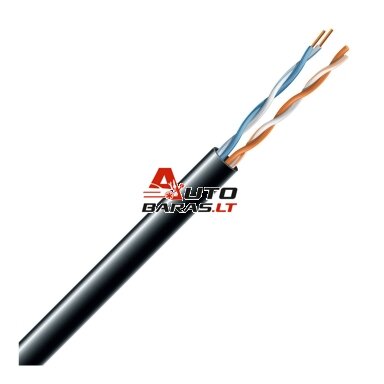 LAN tinklo kabelis ECG UTP 6 (lauko, PE, Fca, 305m, 23 AWG/0.56mm) LAN tinklo kabelis ECG UTP 6 (lauko, PE, Fca, 305m, 23 AWG/0.56mm)