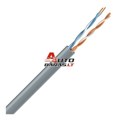 LAN tinklo kabelis ECG UTP 6 (vidaus, neekranuotas, PVC/LSZH, 305m, 23AWG/0,56mm, B2ca(s1,d0,a1)) LAN tinklo kabelis ECG UTP 6 (vidaus, neekranuotas, PVC/LSZH, 305m, 23AWG/0,56mm, B2ca(s1,d0,a1))