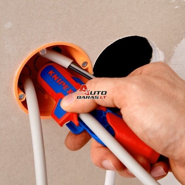 Laidų nuvalymo įrankis FV kabeliams KNIPEX ErgoStrip 6
