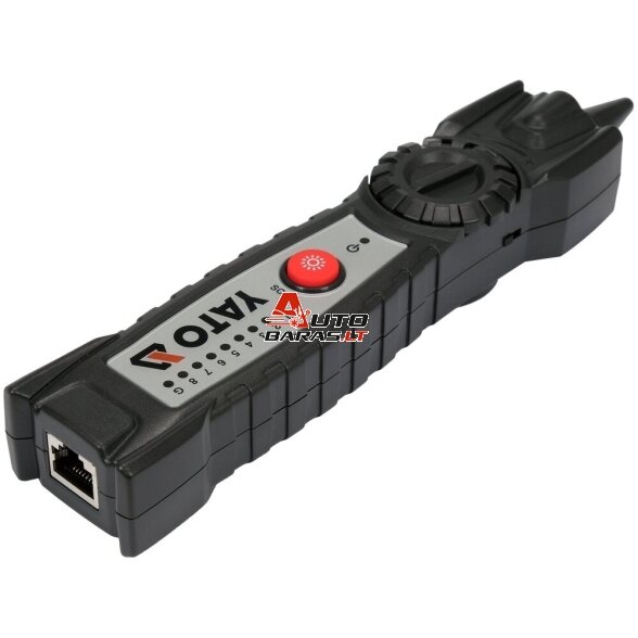 YATO Laidų testeris ir ieškiklis | RJ11 RJ45 4