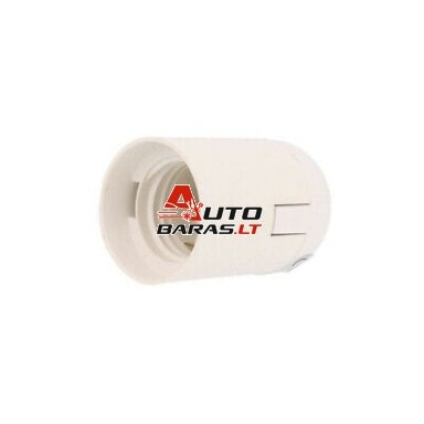 Lempos lizdas E27 plastikinis Pawbol D.3005B (baltas) Lempos lizdas E27 plastikinis Pawbol D.3005B (baltas)