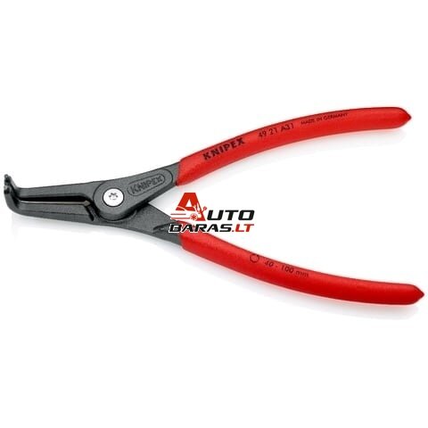 Lenktos replės fiksavimo žiedams Knipex 49 21 A31 (40–100mm