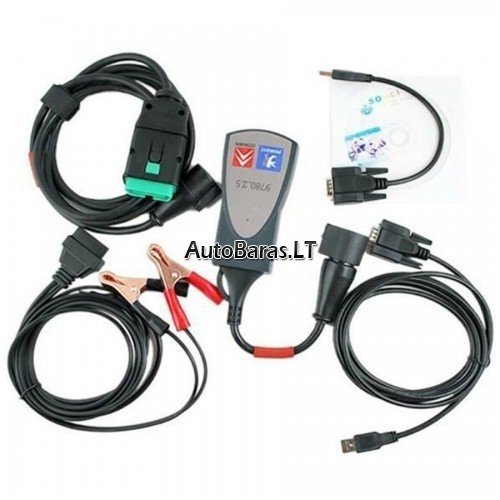 LEXIA 3 FULL CHIP Gold - Citroen / Peugeot - diagnostikos įtaisas