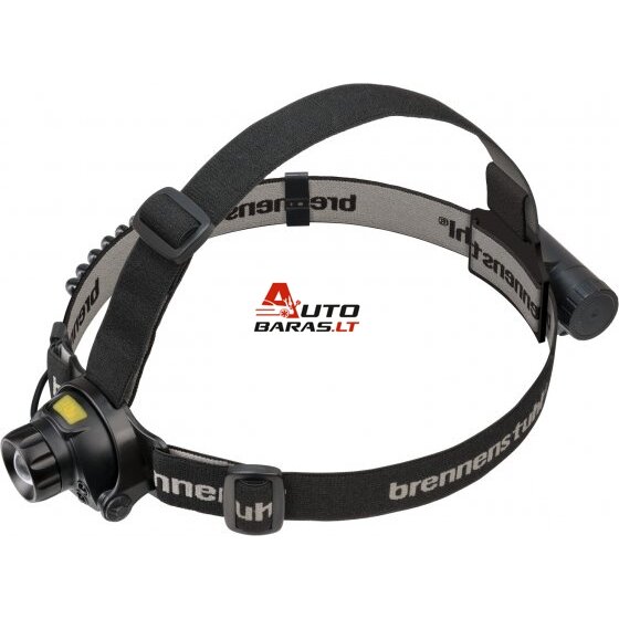 LED žibintuvėlis ant galvos Brennenstuhl SL 400 (pakraunamas USB, IP44, 400 lm