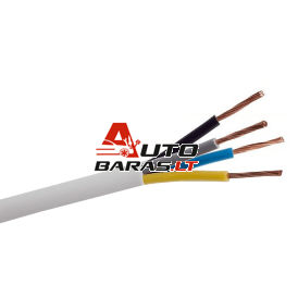 Lietkabelis OMY maitinimo kabelis 4x0.5 mm2 (100m)