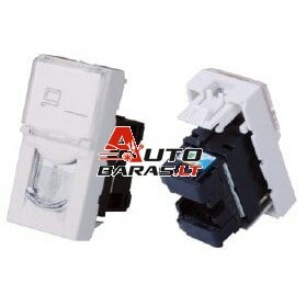 Lizdas RJ45 UTP keystone tipo montuojamas į apdaila Cat 5e 45x22,5mm