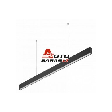 LIVIA LED šviestuvas GTV LD-LIV40WNB-10 (juodas, 40W, 3600lm, IP20, 4000K, 1.2m)