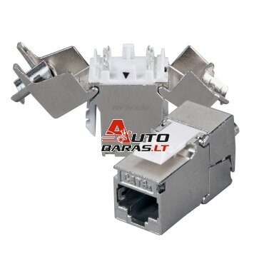 Lizdas RJ45 INFRALAN 6A cat SLIM IKS-6A-PVP-12