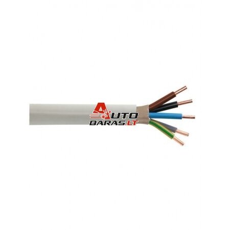 Lietkabelis maitinimo kabelis 5x1.5 KH05VV-U (300m)