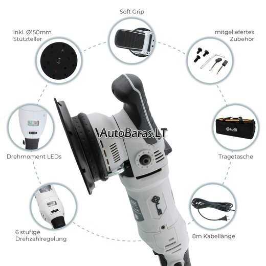 Liquid Elements T5000 V2 ekcentrinė poliravimo mašinėlė 1