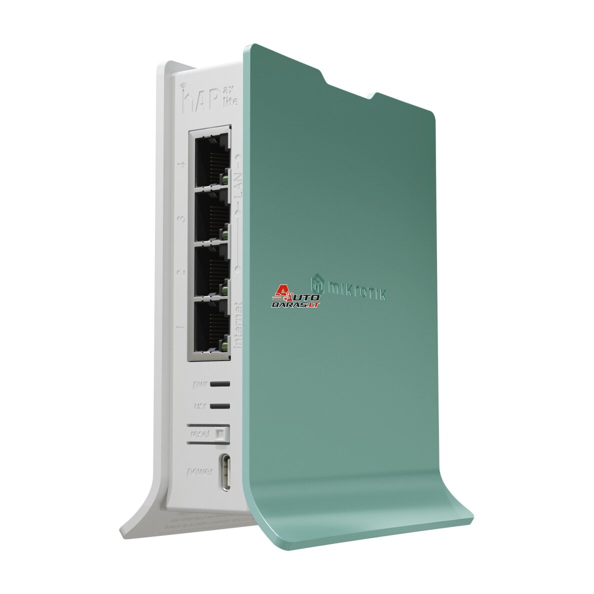 Maršrutizatorius 4 prievadų MikroTik hAP ax lite LTE6 L41G-2axDFG621-EA
