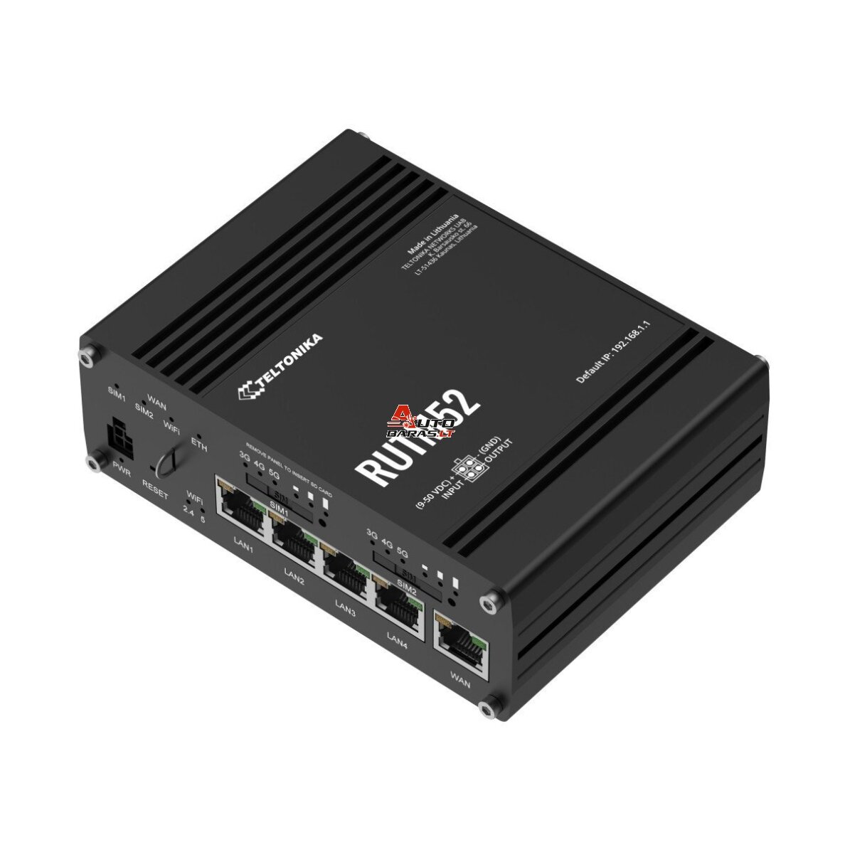Maršrutizatorius 5 prievadų Teltonika RUTM52 DUAL 5G