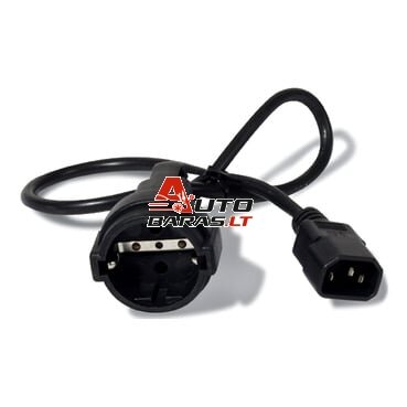 Maitinimo kabelis su lizdu APC (C14–CEE 7/7 Schuko, 10A, 0.6m)