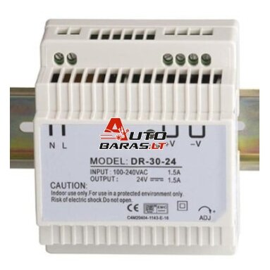 Maitinimo blokas DR-30-24 Maitinimo blokas DR-30-24