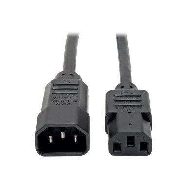 Maitinimo kabelis IEC320 C13/C14 (3m) Maitinimo kabelis IEC320 C13/C14 (3m)