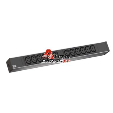 Maitinimo panelė 19'' spintai (12xC13, 220V, įeinanti jungtis schuko) Maitinimo panelė 19'' spintai (12xC13, 220V, įeinanti jungtis schuko)