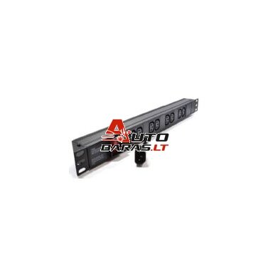 Maitinimo panelė 19'' spintai LK-BLE10G08S (8xC13, su jungikliu, įeinanti C14, 1.8m, aliuminis korpusas) Maitinimo panelė 19'' spintai LK-BLE10G08S (8xC13, su jungikliu, įeinanti C14, 1.8m, aliuminis korpusas)