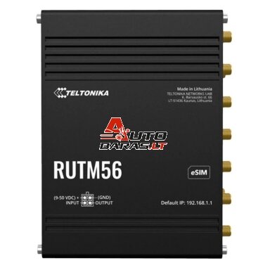 Maršrutizatorius 10 prievadų Teltonika RUTM56 DUAL 5/4G Maršrutizatorius 10 prievadų Teltonika RUTM56 DUAL 5/4G