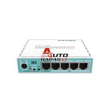 Maršrutizatorius 5 prievadų MikroTik RB750Gr3 hEX Maršrutizatorius 5 prievadų MikroTik RB750Gr3 hEX