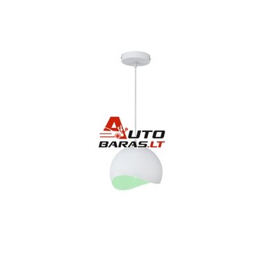 MAVIA lubinis LED šviestuvas (E27, 40 W, IP20, baltas, vidus žalias, apvalus) GTV OS-MAV-09-DEC MAVIA lubinis LED šviestuvas (E27, 40 W, IP20, baltas, vidus žalias, apvalus) GTV OS-MAV-09-DEC