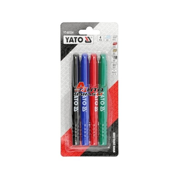 YATO Markerių techninių rinkinys (4vnt) 3