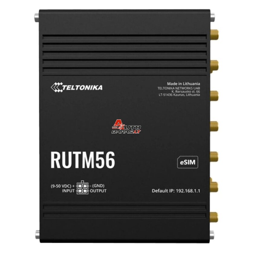 Maršrutizatorius 10 prievadų Teltonika RUTM56 DUAL 5/4G
