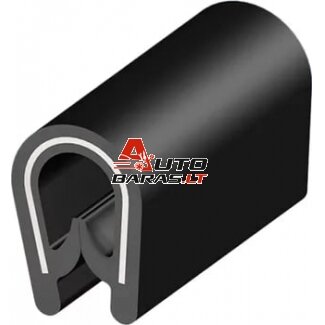 MCA briaunų apsauga (juoda, 10m, 1.0-2.0mm)