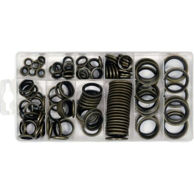 YATO Metalinių/guminių poveržlių rinkinys (150vnt)