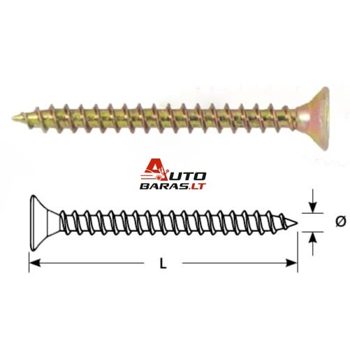 Medsraigtis STARFIX 3,5x20/F (136vnt)